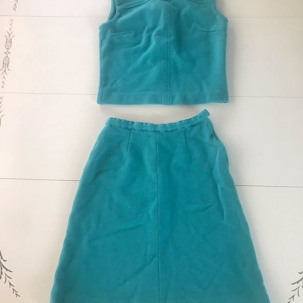 Teal Women's Skirt Set